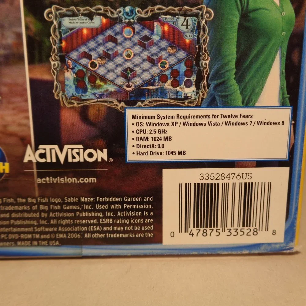 SABLE MAZE / 2 Game Pack New PC DVD-ROM Video Game